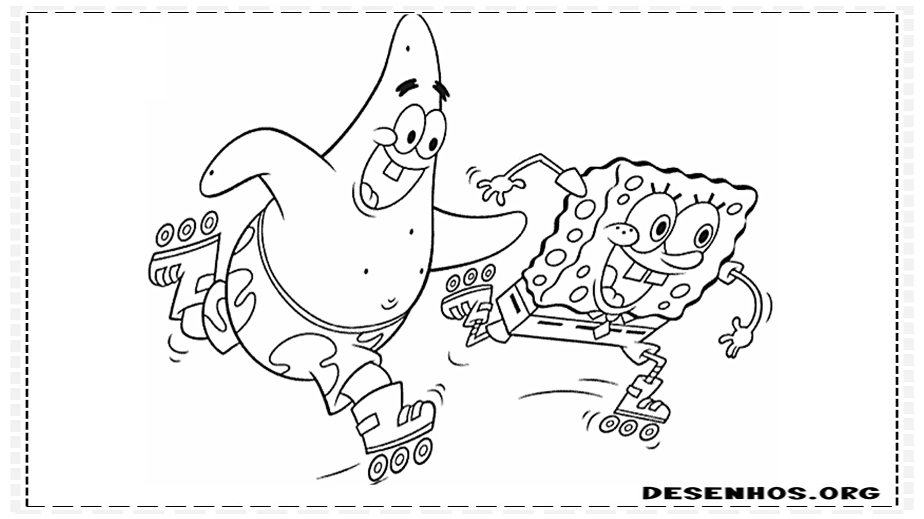 bob esponja para colorir 18