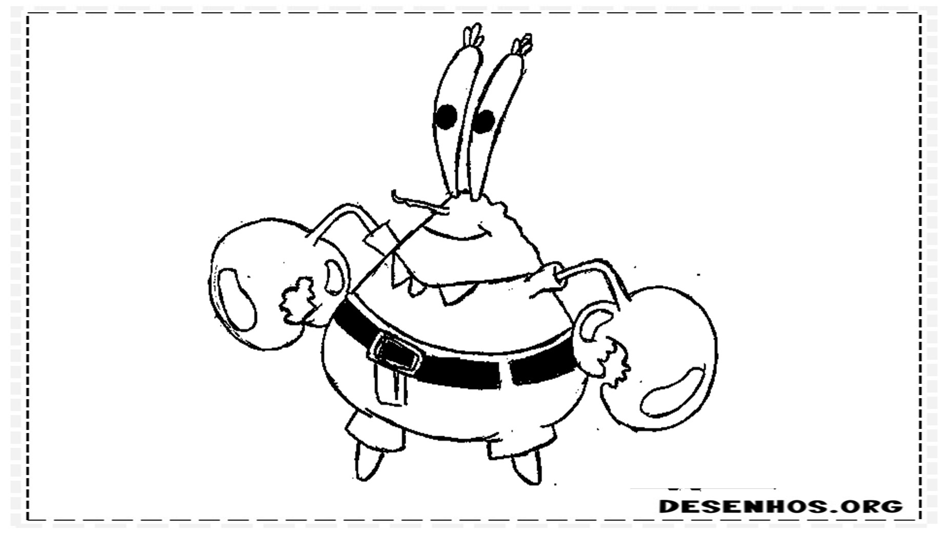 bob esponja para colorir 23