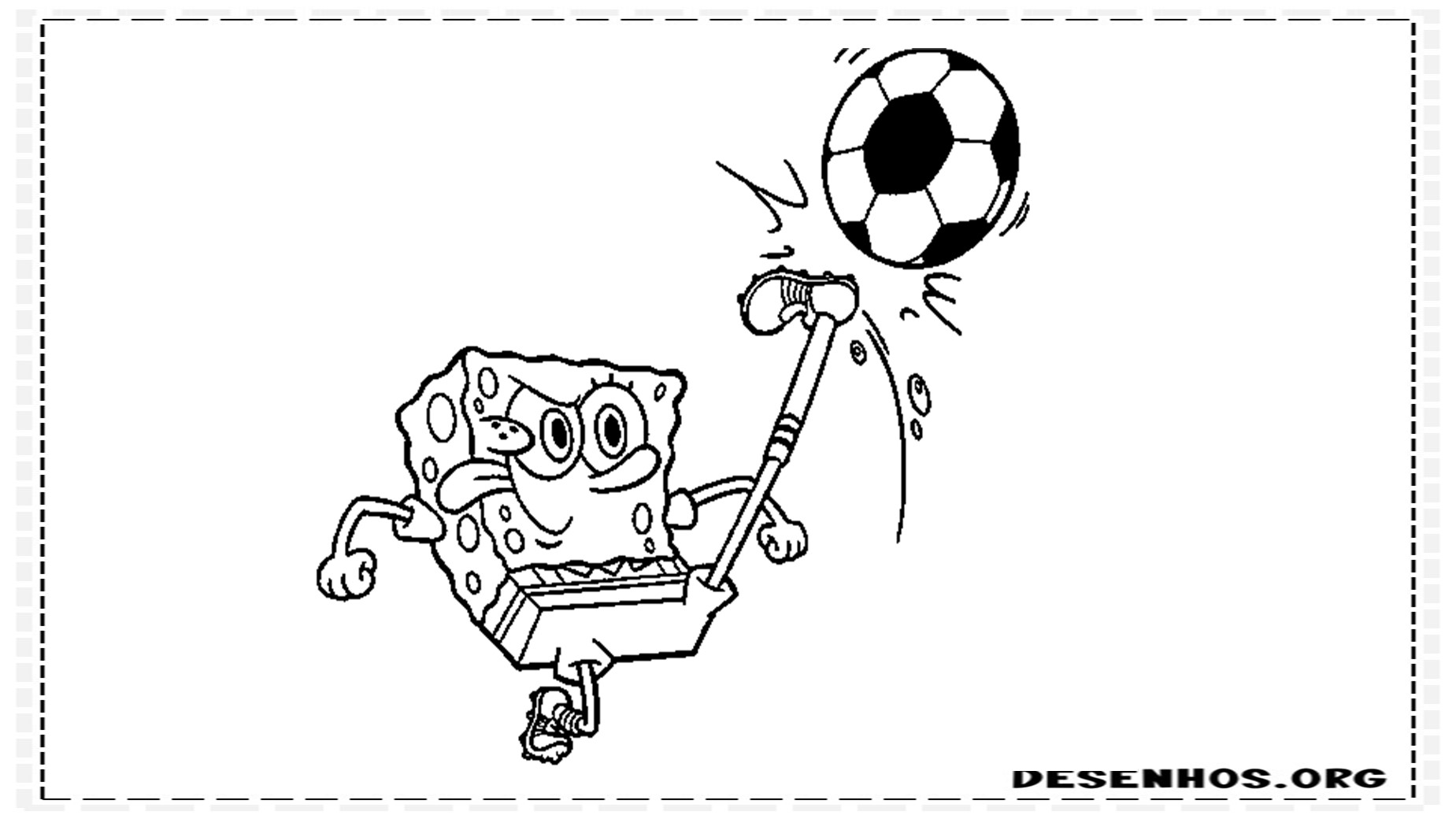 bob esponja para colorir 9