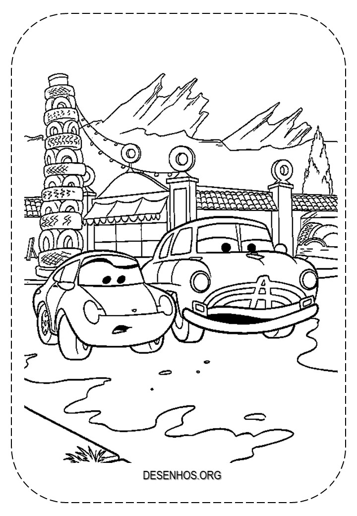 carros da disney para colorir 22