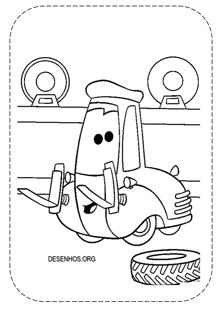carros da disney para colorir 24