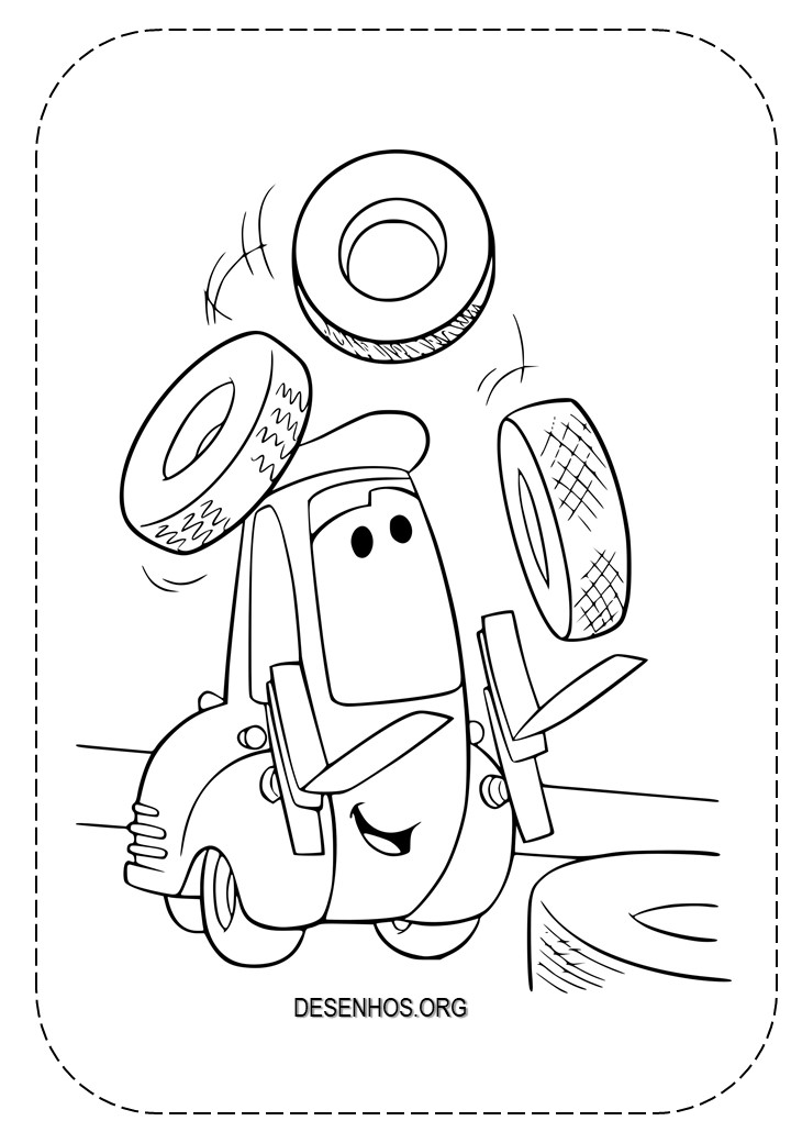 carros da disney para colorir 26