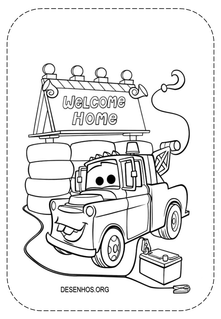 carros da disney para colorir 43