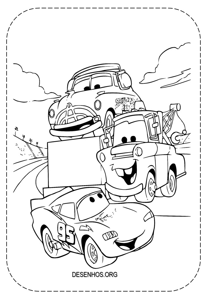 carros da disney para colorir 46