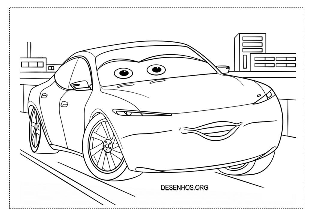 carros da disney para colorir 60