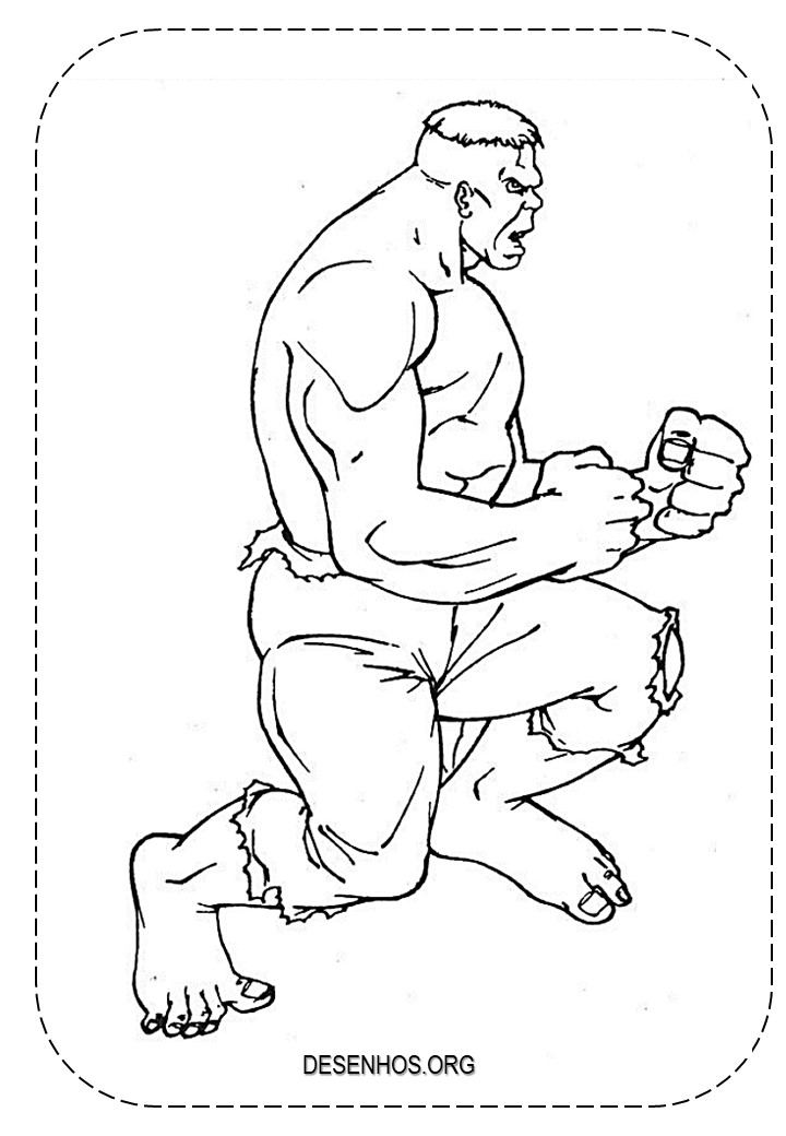 desenho do hulk para colorir 11