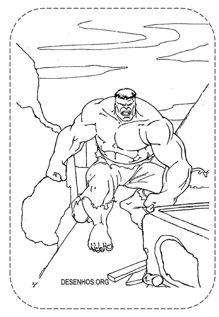 desenho do hulk para colorir 13