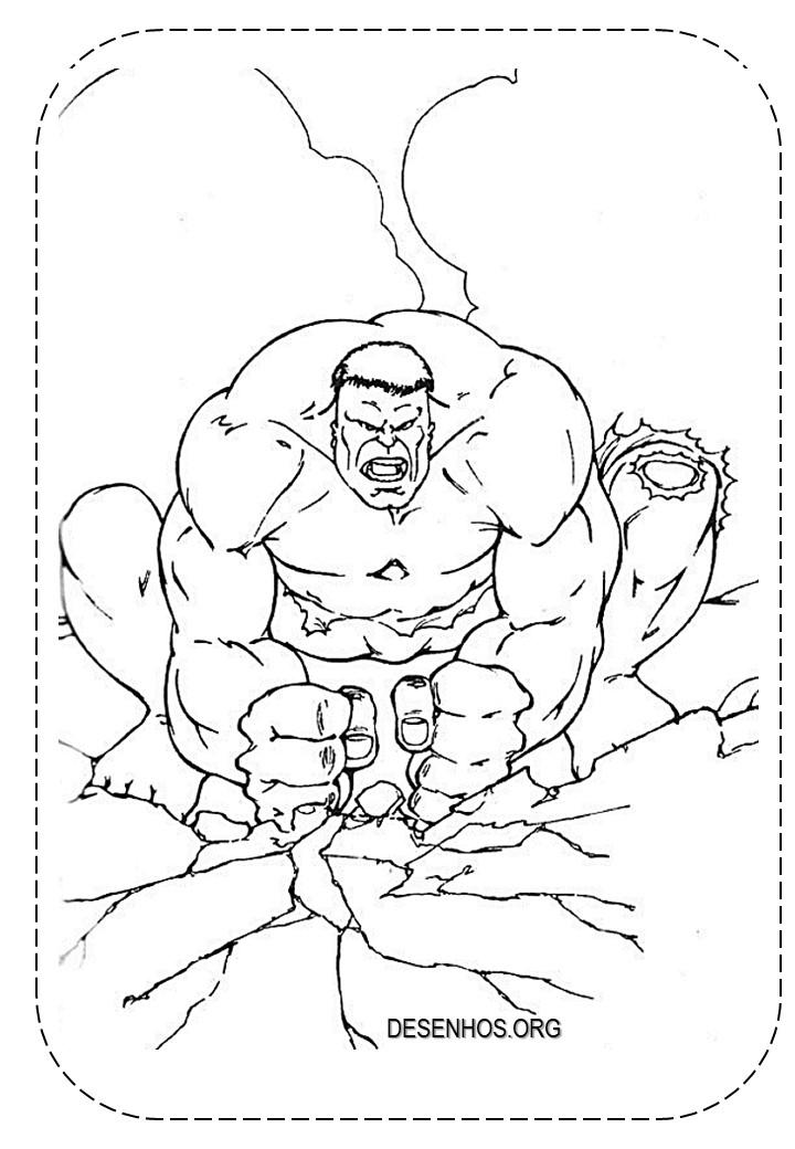 desenho do hulk para colorir 17
