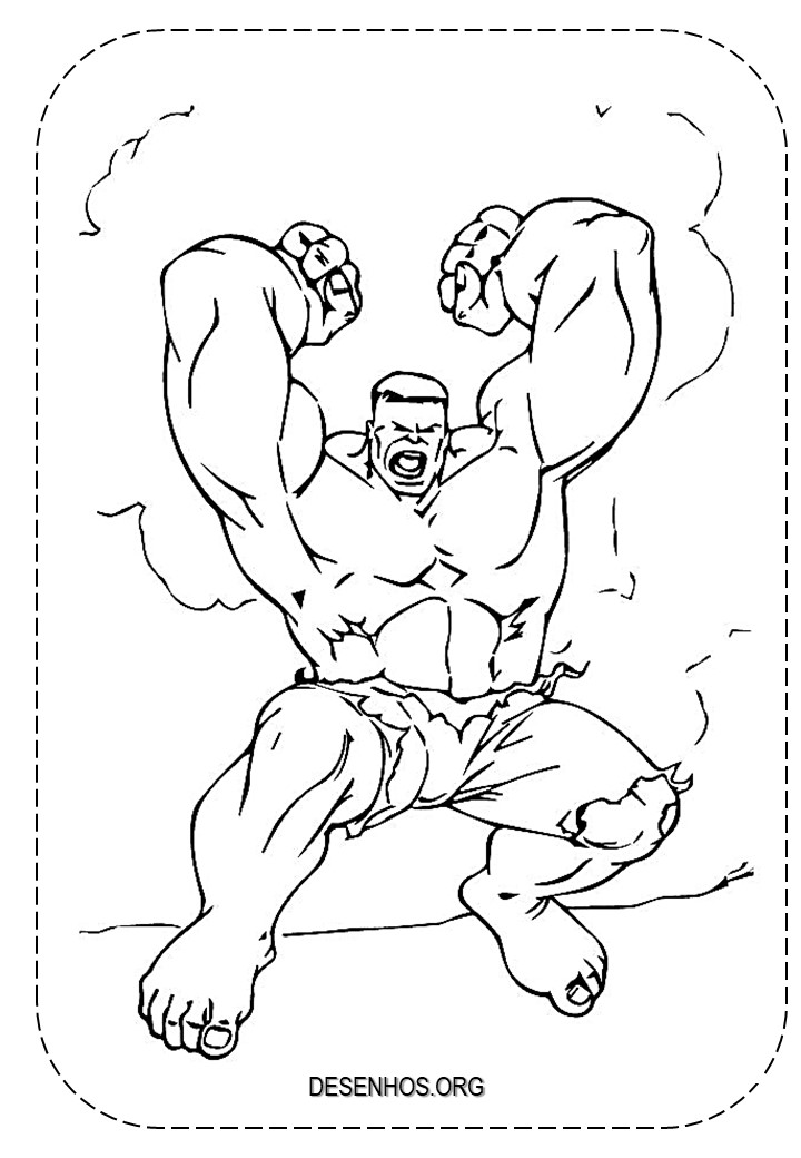 desenho do hulk para colorir 20