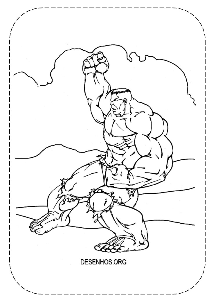 desenho do hulk para colorir 21