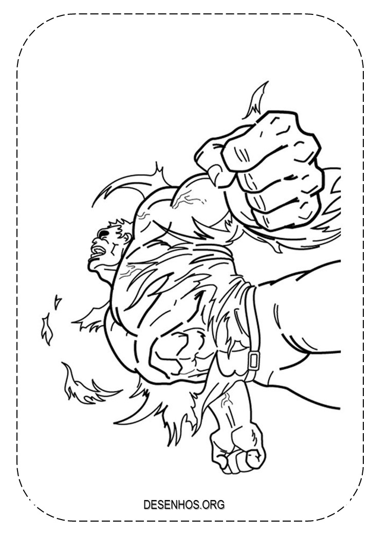desenho do hulk para colorir 22