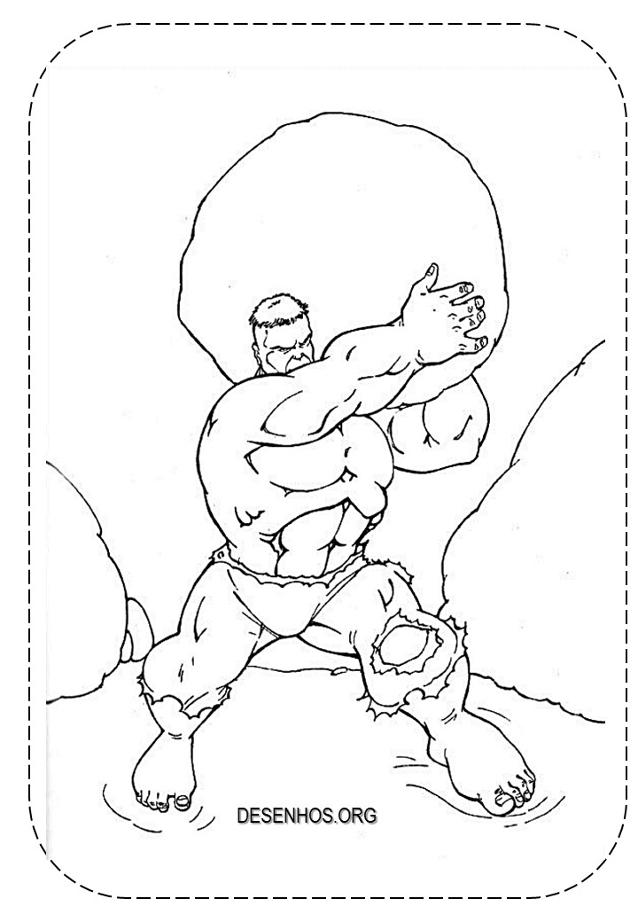 desenho do hulk para colorir 24