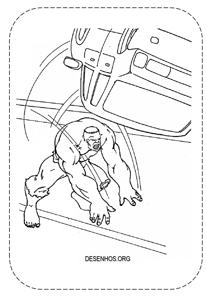 desenho do hulk para colorir 6