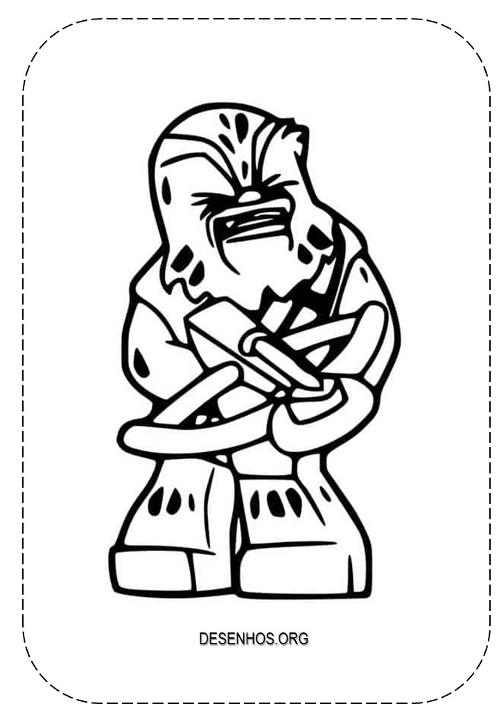 desenho para colorir lego star wars 11