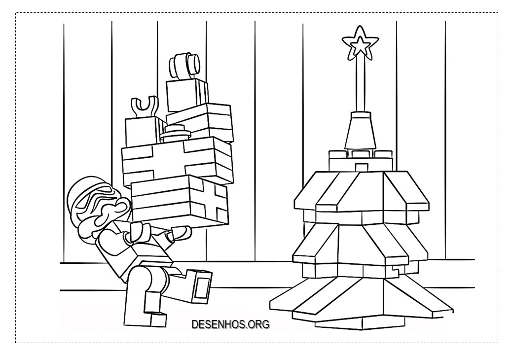 desenho para colorir lego star wars 4