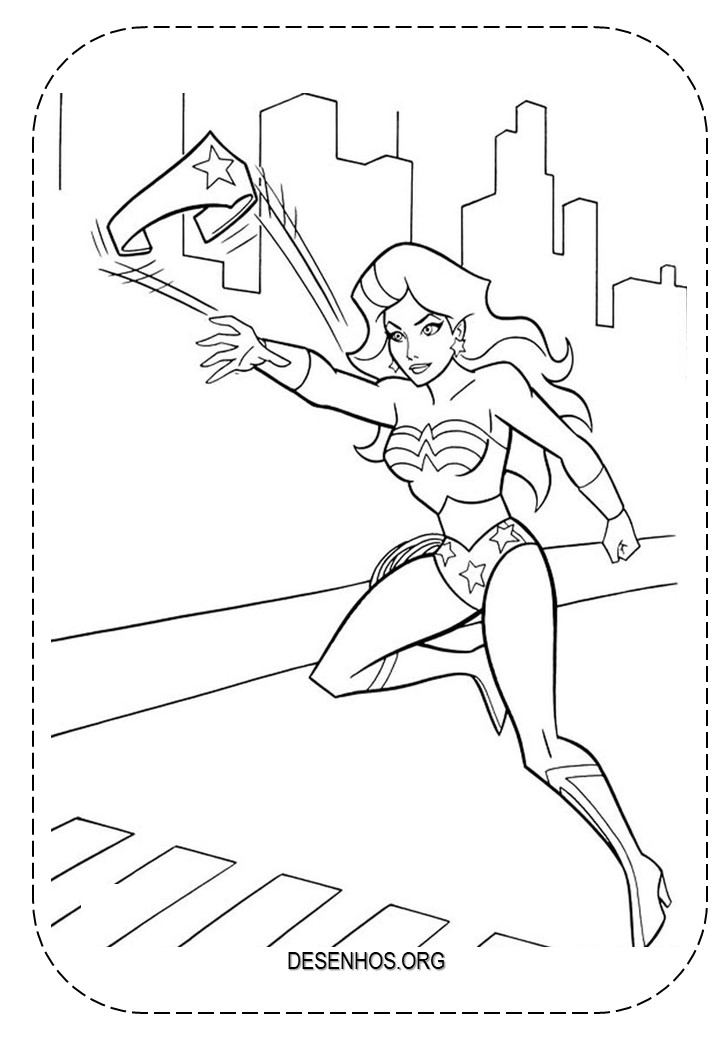 desenhos da mulher maravilha para colorir 13