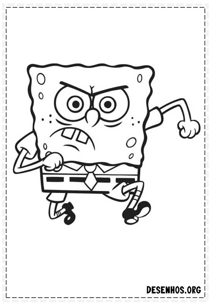 desenhos do bob esponja para colorir 106