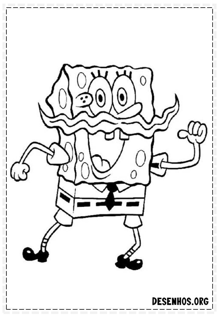 desenhos do bob esponja para colorir 109