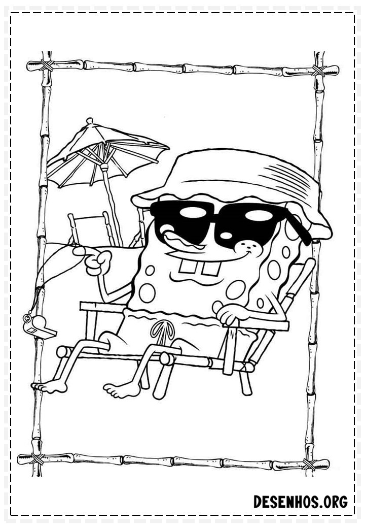 desenhos do bob esponja para colorir 110