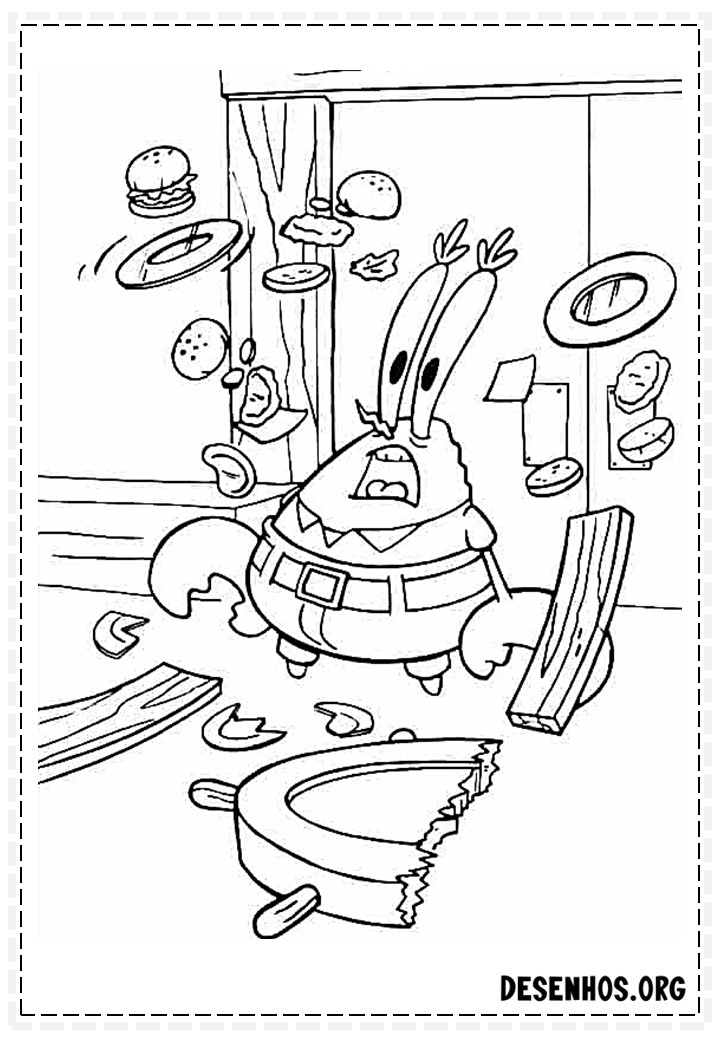 desenhos do bob esponja para colorir 128
