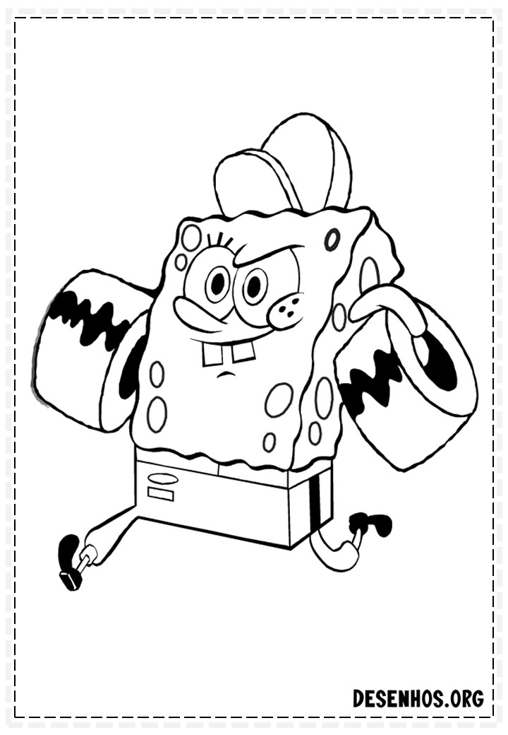 desenhos do bob esponja para colorir 135