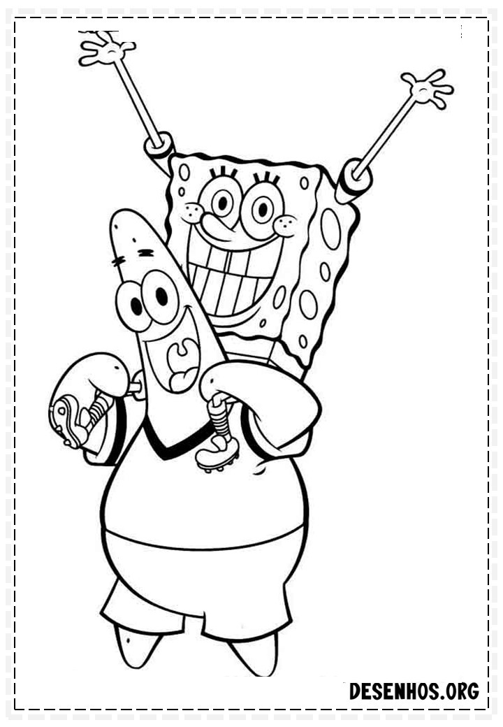 desenhos do bob esponja para colorir 141