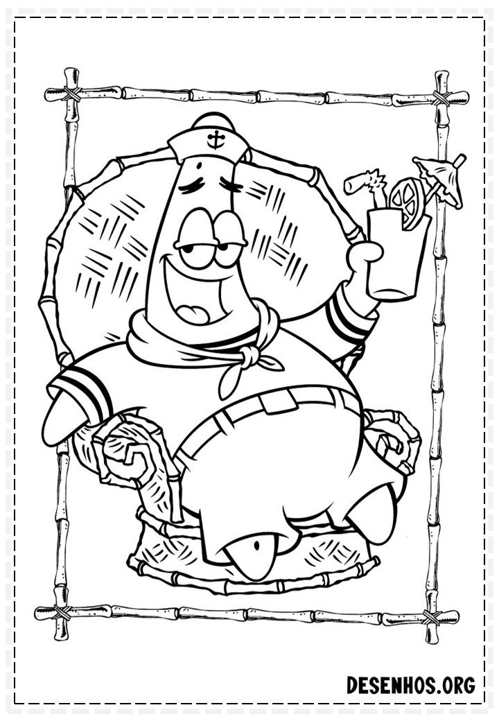 desenhos do bob esponja para colorir 145