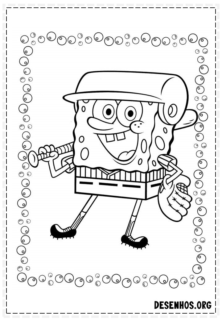 desenhos do bob esponja para colorir 146