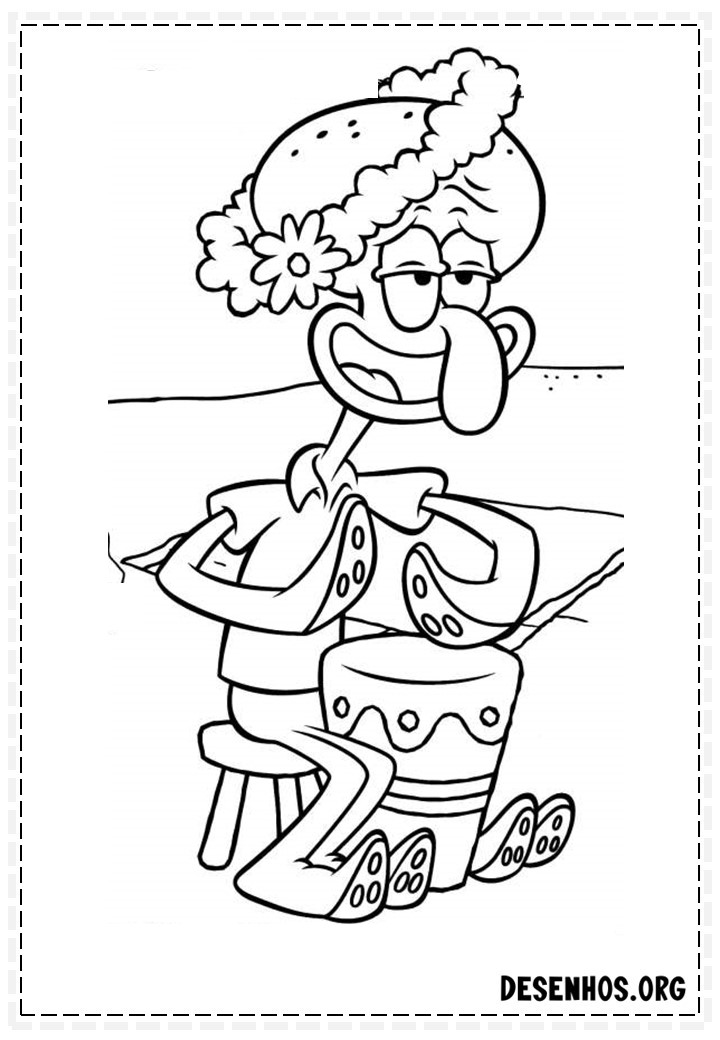 desenhos do bob esponja para colorir 149