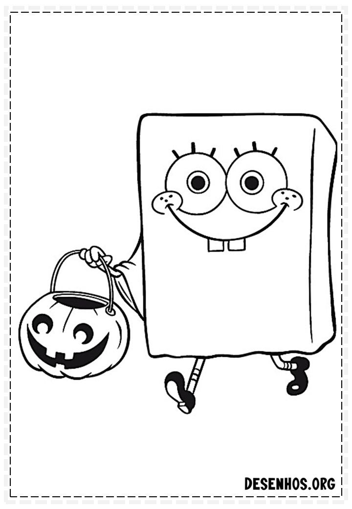 desenhos do bob esponja para colorir 155