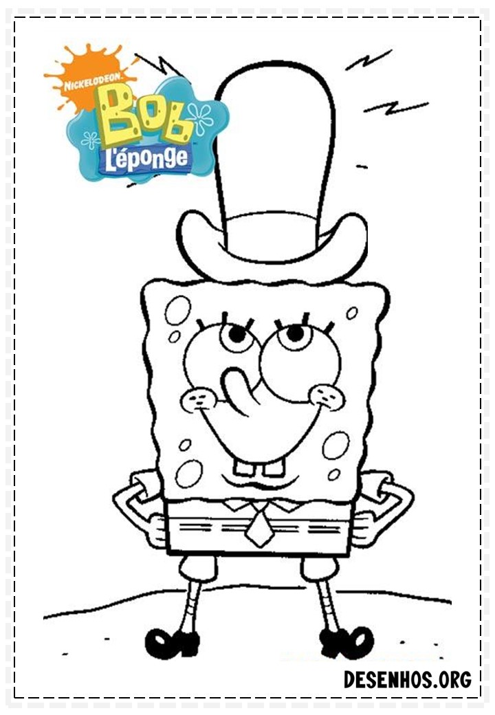 desenhos do bob esponja para colorir 37