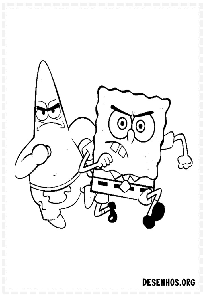 desenhos do bob esponja para colorir 77