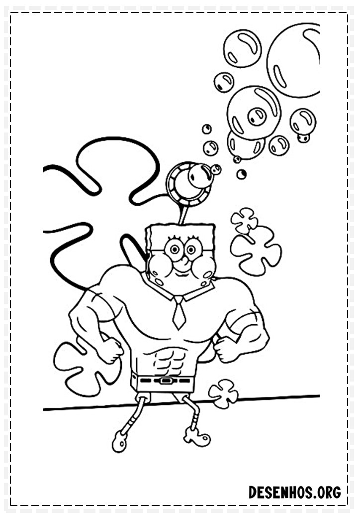 desenhos do bob esponja para colorir 80