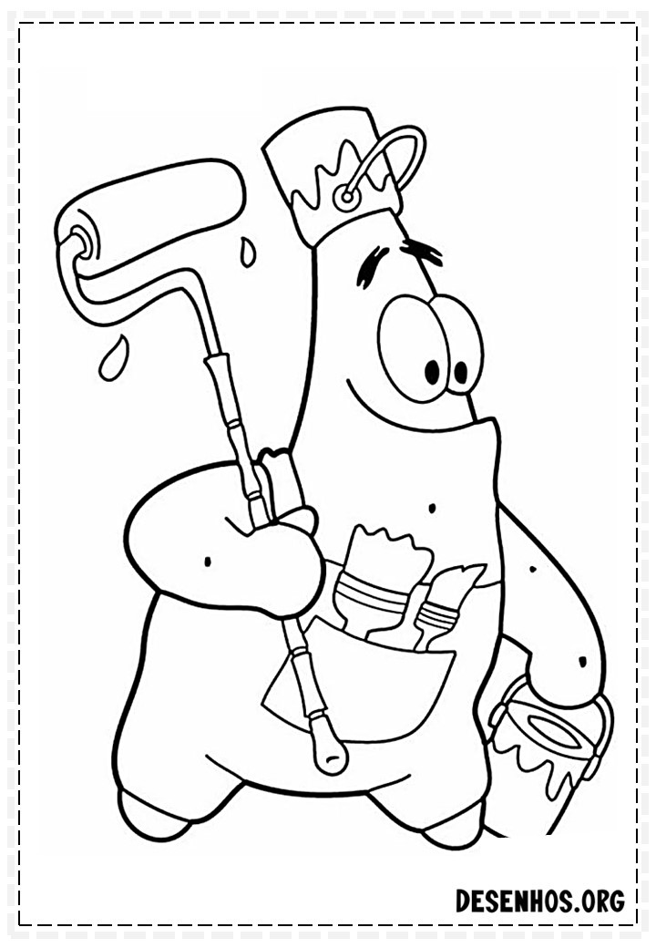 desenhos do bob esponja para colorir 97