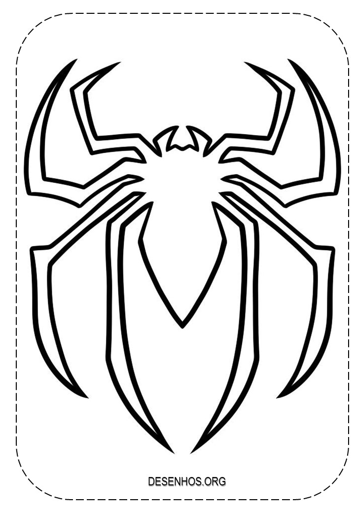 desenhos para colorir homem aranha 12