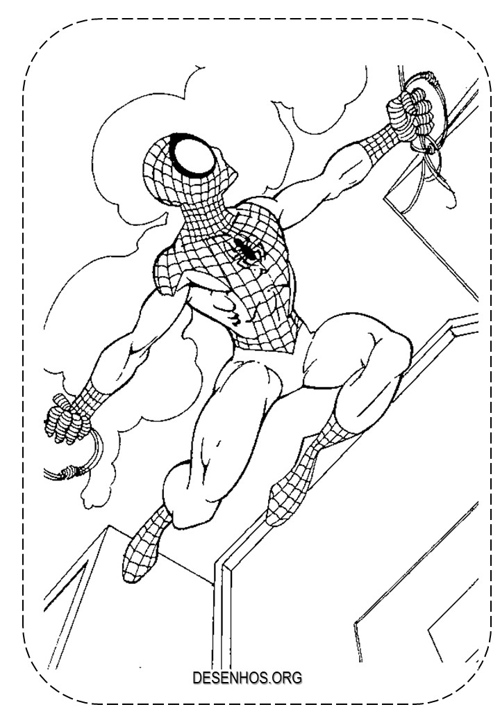 desenhos para colorir homem aranha 51