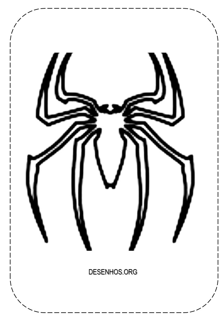 desenhos para colorir homem aranha 6