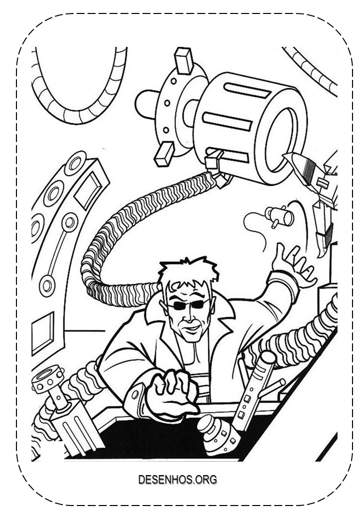 desenhos para colorir homem aranha 87