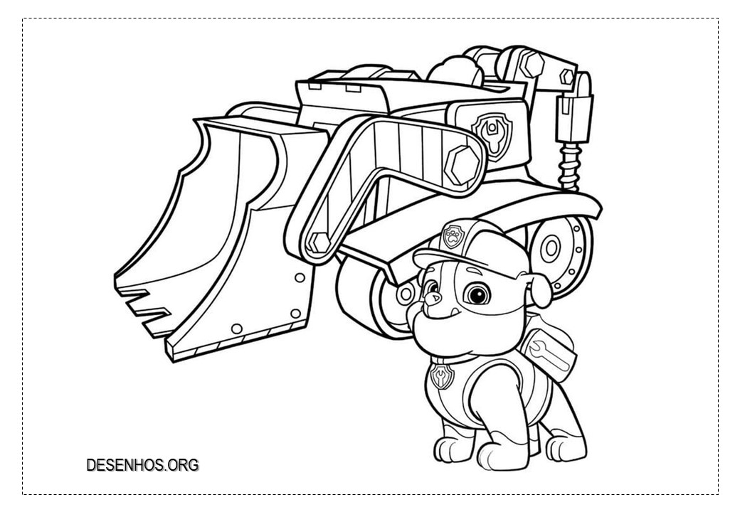 desenhos para colorir patrulha canina 103