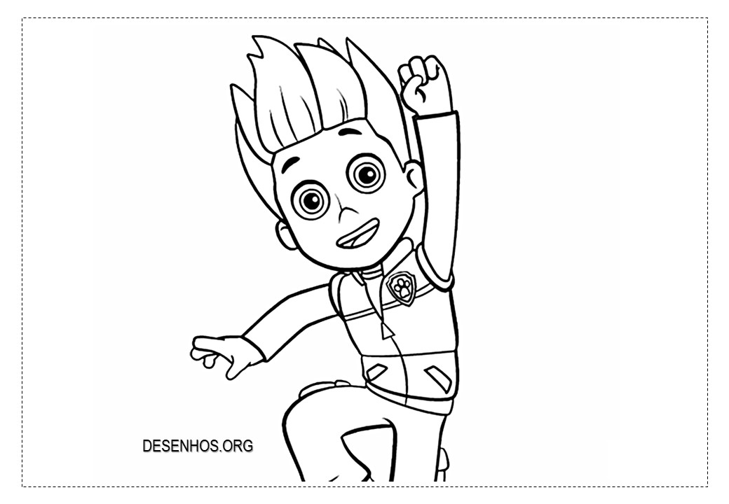 desenhos para colorir patrulha canina 108