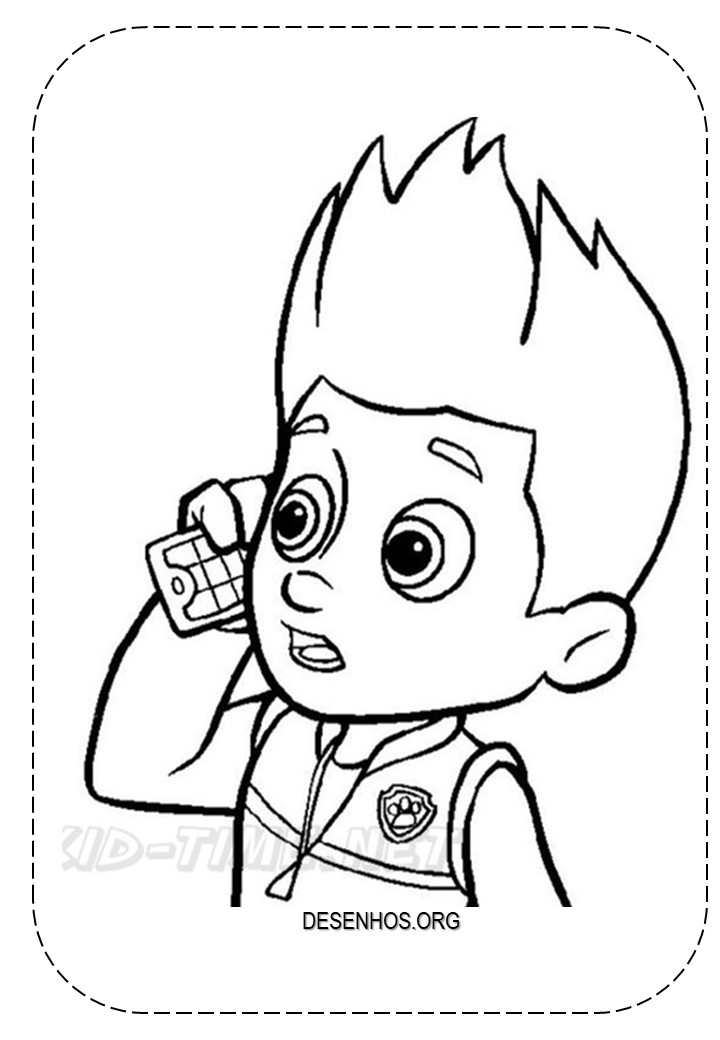 desenhos para colorir patrulha canina 113