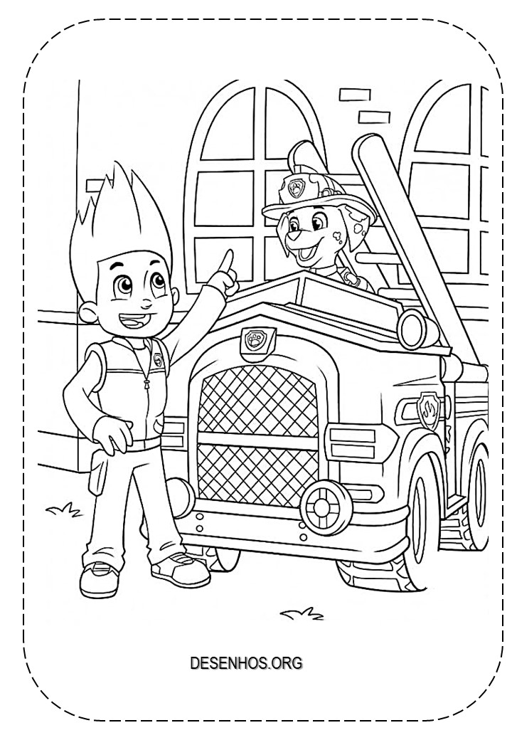 desenhos para colorir patrulha canina 115