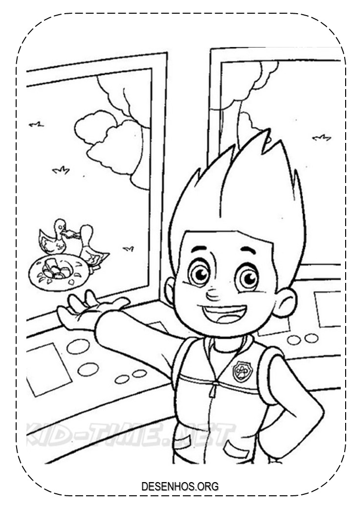 desenhos para colorir patrulha canina 118