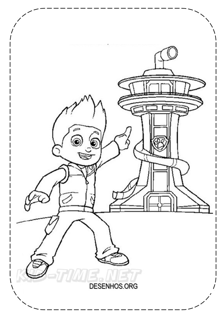 desenhos para colorir patrulha canina 119