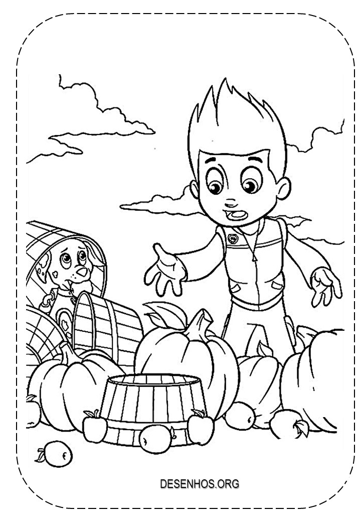 desenhos para colorir patrulha canina 125