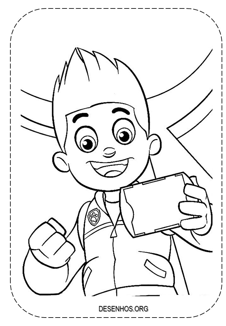 desenhos para colorir patrulha canina 131