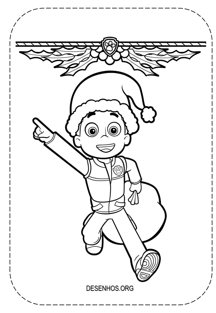 desenhos para colorir patrulha canina 132