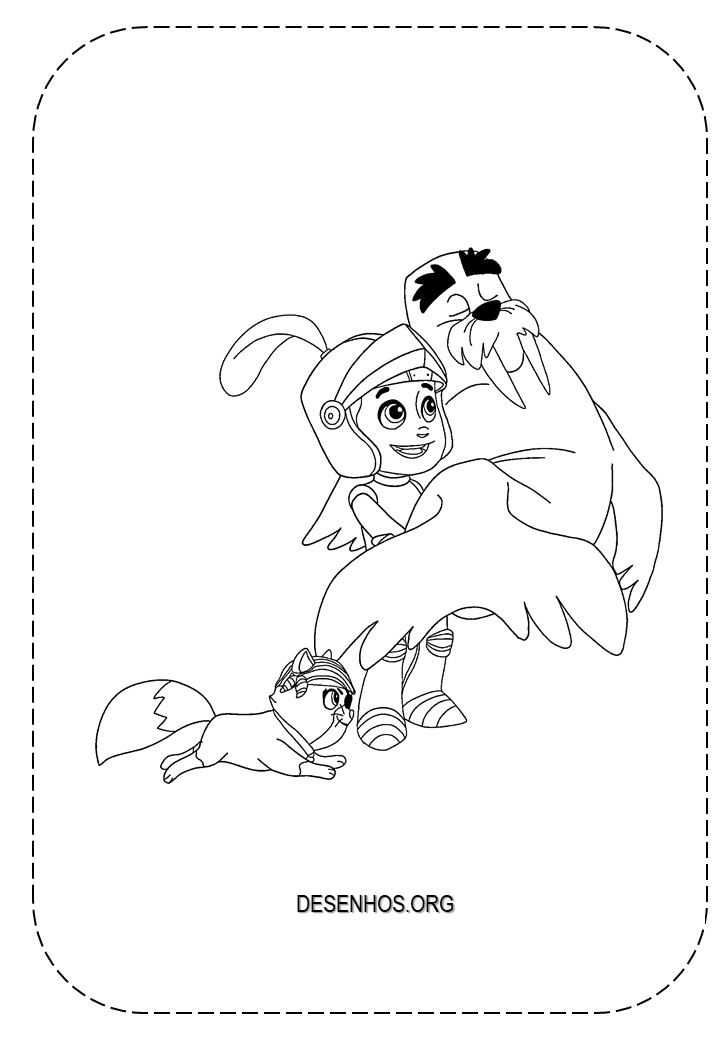 desenhos para colorir patrulha canina 133