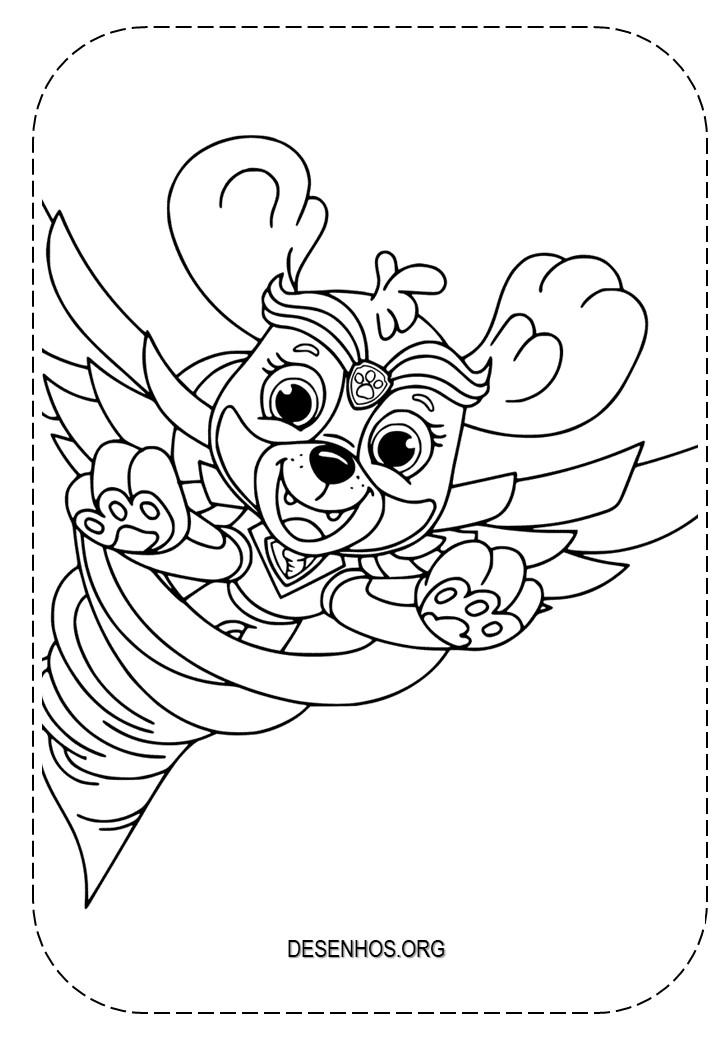 desenhos para colorir patrulha canina 143