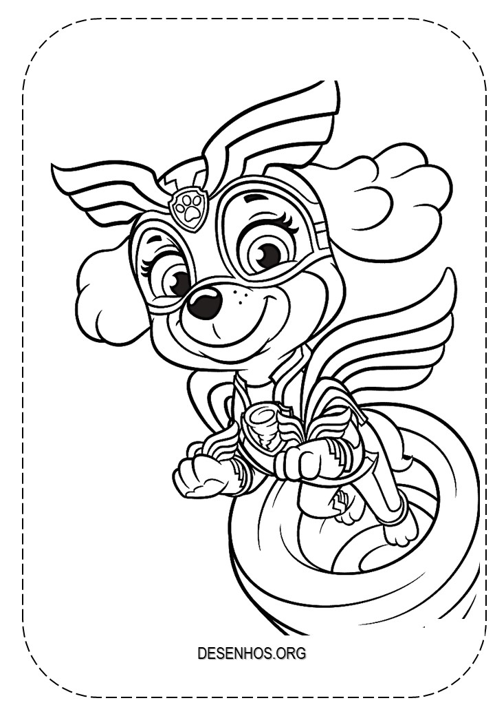 desenhos para colorir patrulha canina 144